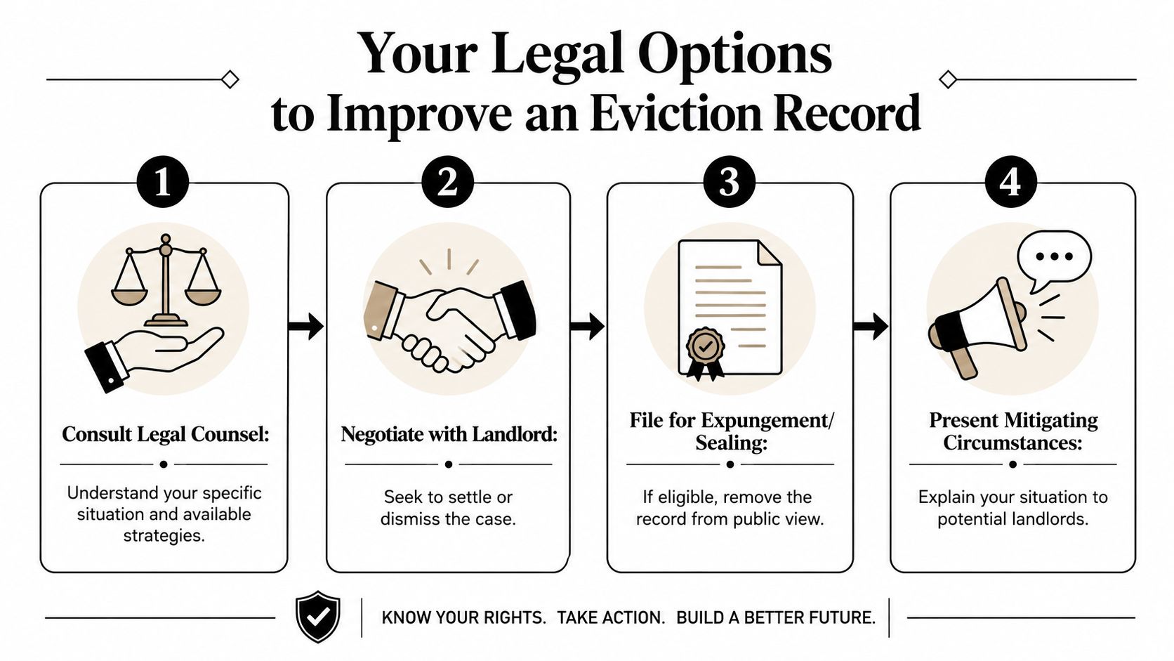 Your Legal Options to Improve an Eviction Record